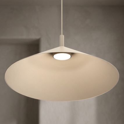 Κρεμαστό φωτιστικό με καλώδιο ANEGA 1xGX53/15W/230V Ø 50 εκ. μπεζ