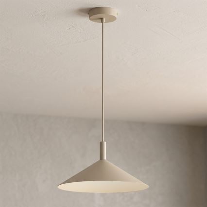 Κρεμαστό φωτιστικό με καλώδιο ANEGA 1xGX53/15W/230V διάμ. 30 εκ. μπεζ