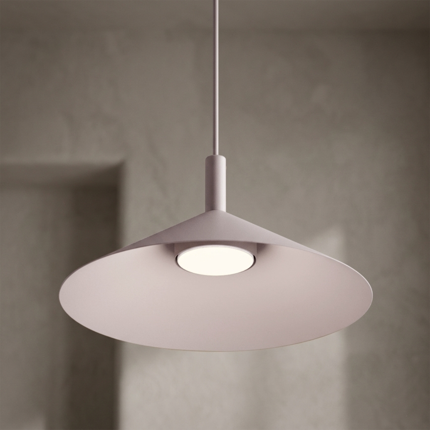Κρεμαστό φωτιστικό με καλώδιο ANEGA 1xGX53/15W/230V, διάμετρος 30 cm, κρεμ