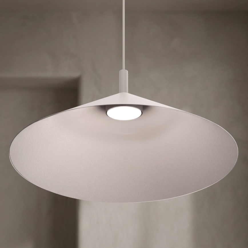 Κρεμαστό φωτιστικό με καλώδιο ANEGA 1xGX53/15W/230V, διάμετρος 50 cm, σε κρεμ απόχρωση