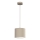 Κρεμαστό φωτιστικό με καλώδιο ARDEN 1xE27/15W/230V Ø 18 εκ., μπεζ