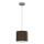 Κρεμαστό φωτιστικό με καλώδιο ARDEN 1xE27/15W/230V Ø 18 εκ. μπεζ/καφέ