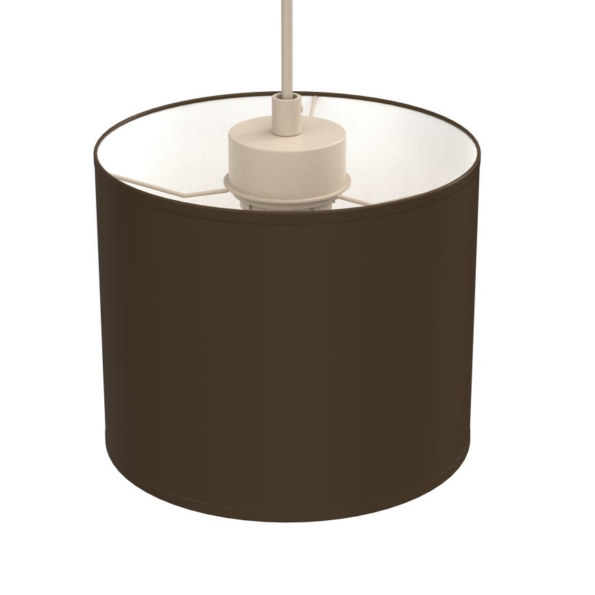 Κρεμαστό φωτιστικό με καλώδιο ARDEN 1xE27/15W/230V Ø 18 εκ. μπεζ/καφέ