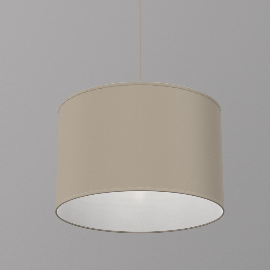 Κρεμαστό φωτιστικό με καλώδιο ARDEN 1xE27/15W/230V Ø 40 cm μπεζ