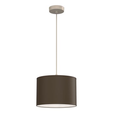Κρεμαστό φωτιστικό με καλώδιο ARDEN 1xE27/15W/230V, διάμετρος 25 εκ., μπεζ/καφέ