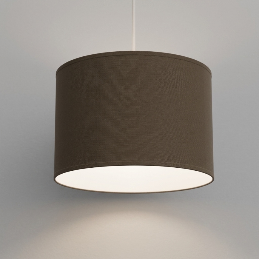 Κρεμαστό φωτιστικό με καλώδιο ARDEN 1xE27/15W/230V, διάμετρος 25 εκ., μπεζ/καφέ