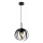 Κρεμαστό φωτιστικό με καλώδιο ASANI 1xE27/15W/230V, μαύρο