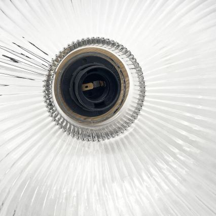 Κρεμαστό φωτιστικό με καλώδιο ASTA, 1xE27/60W/230V, Ø 28 cm, απόχρωση δρυός