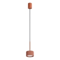 Κρεμαστό φωτιστικό με καλώδιο AURA 1xGX53/10W/230V κόκκινο