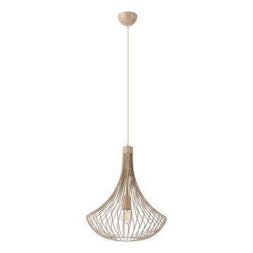 Κρεμαστό φωτιστικό με καλώδιο BALERINA 1xE27/15W/230V μπεζ