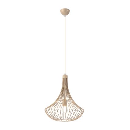 Κρεμαστό φωτιστικό με καλώδιο BALERINA 1xE27/15W/230V μπεζ