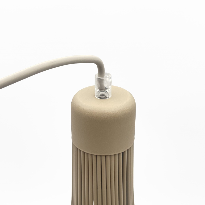 Κρεμαστό φωτιστικό με καλώδιο BALERINA 1xE27/15W/230V μπεζ