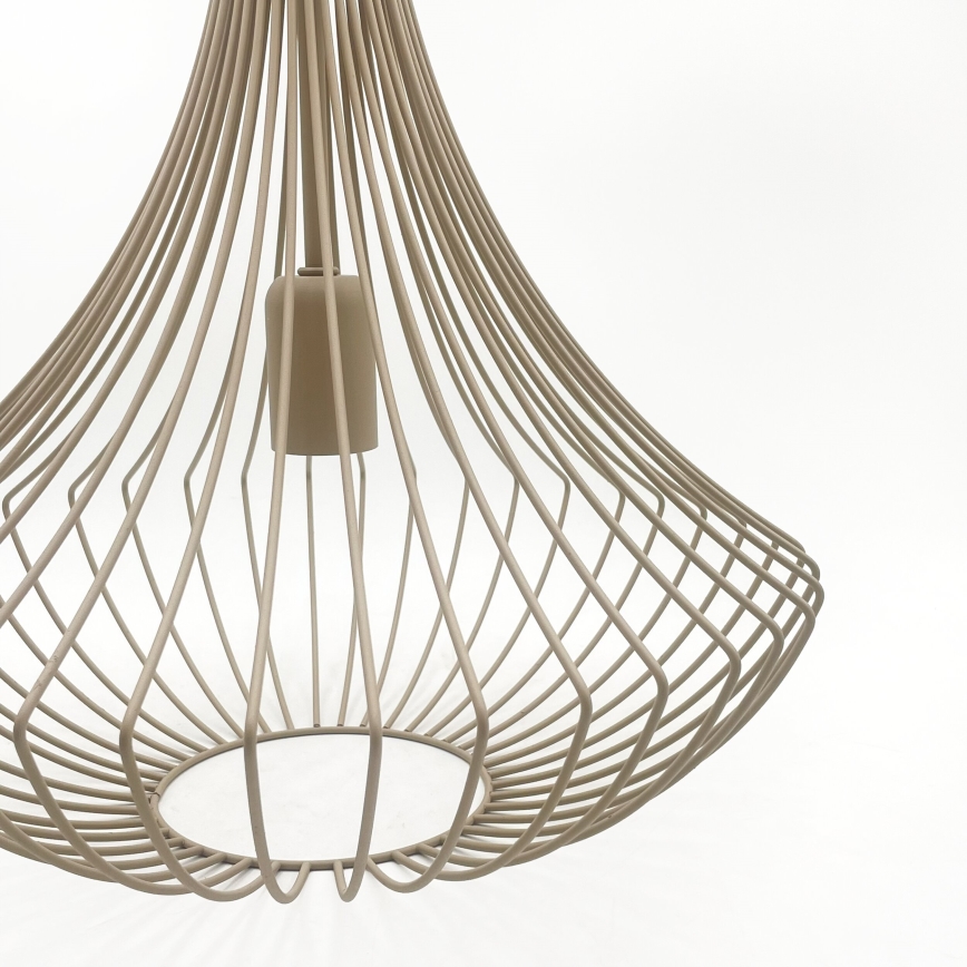 Κρεμαστό φωτιστικό με καλώδιο BALERINA 1xE27/15W/230V μπεζ