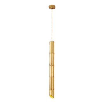 Κρεμαστό φωτιστικό με καλώδιο BAMBOO 1xGU10/50W/230V από μπαμπού