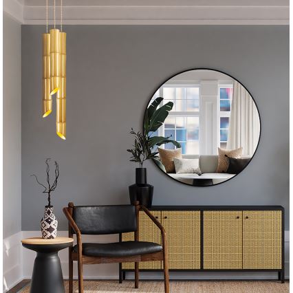 Κρεμαστό φωτιστικό με καλώδιο BAMBOO 1xGU10/50W/230V από μπαμπού
