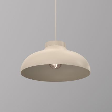 Κρεμαστό φωτιστικό με καλώδιο BASCA, 1xE27/15W/230V, σε μπεζ απόχρωση