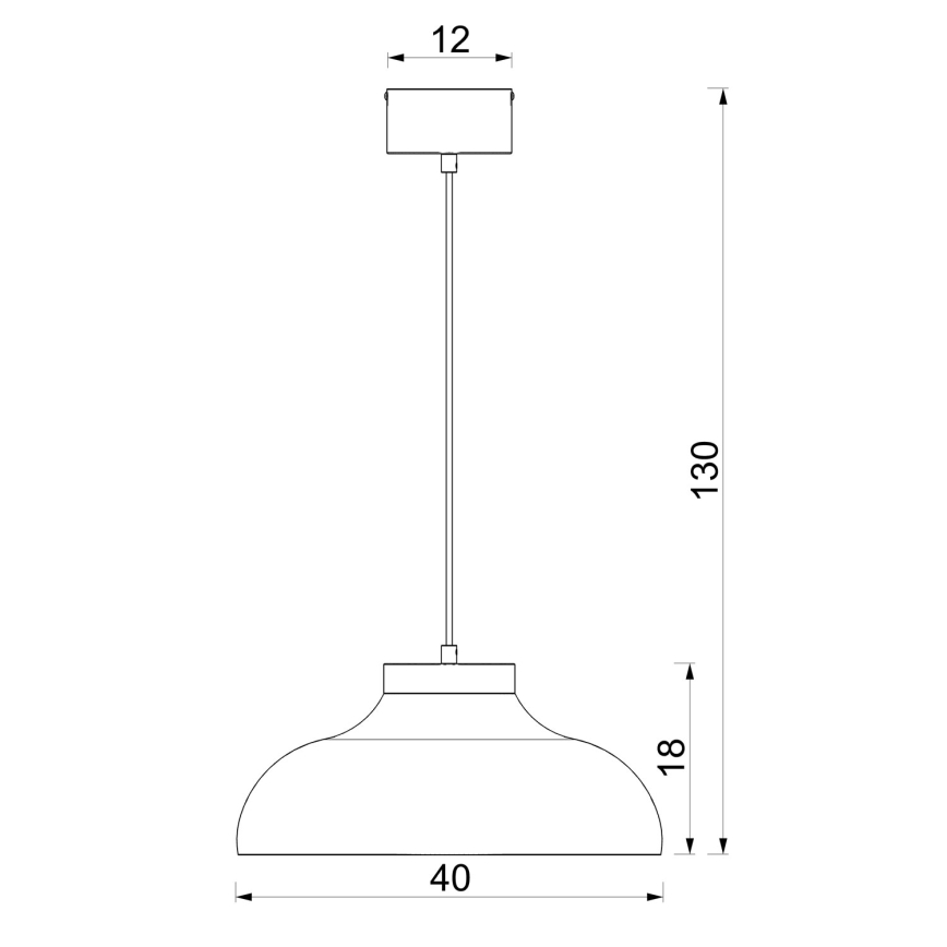 Κρεμαστό φωτιστικό με καλώδιο BASCA, 1xE27/15W/230V, σε μπεζ απόχρωση