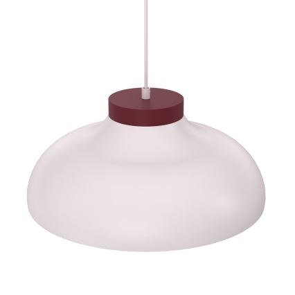 Κρεμαστό φωτιστικό με καλώδιο BASCA 1xE27/15W/230V εκρού/μπορντό