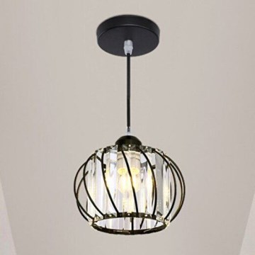 Κρεμαστό φωτιστικό με καλώδιο BELLA 1xE27/40W/230V μαύρο