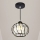 Κρεμαστό φωτιστικό με καλώδιο BELLA 1xE27/40W/230V μαύρο