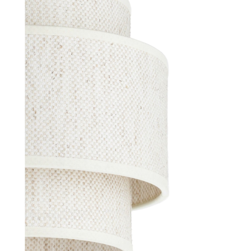 Κρεμαστό φωτιστικό με καλώδιο BOHO, 1xE27/60W/230V, διάμ. 20 εκ., σε λευκό χρώμα