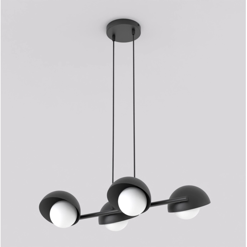 Κρεμαστό φωτιστικό με καλώδιο BOOM 4xG9/8W/230V μαύρο