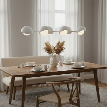 Κρεμαστό φωτιστικό με καλώδιο BOOM 6xG9/8W/230V λευκό