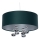 Κρεμαστό φωτιστικό με καλώδιο BUBBLE 1xE27/60W/230V Ø 40 cm πράσινο