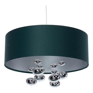 Κρεμαστό φωτιστικό με καλώδιο BUBBLE, 1xE27/60W/230V, διάμετρος 50 εκ., πράσινο
