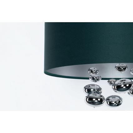 Κρεμαστό φωτιστικό με καλώδιο BUBBLE, 1xE27/60W/230V, διάμετρος 50 εκ., πράσινο