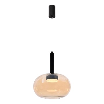 Κρεμαστό φωτιστικό με καλώδιο BUENO, 1xGX53/9W/230V, διάμ. 25 εκ., καπνιστό μπεζ