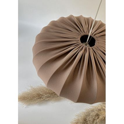 Κρεμαστό φωτιστικό με καλώδιο CAFEE 1xE27/40W/230V Ø 66 εκ. καφέ