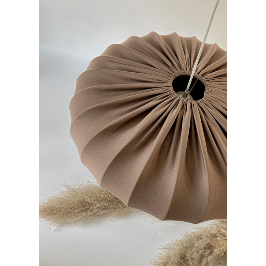 Κρεμαστό φωτιστικό με καλώδιο CAFEE 1xE27/40W/230V Ø 66 εκ. καφέ