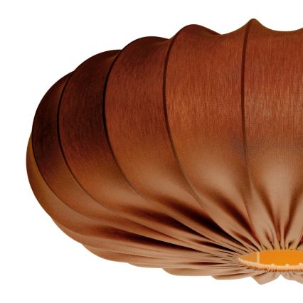 Κρεμαστό φωτιστικό με καλώδιο CAFEE 1xE27/40W/230V Ø 66 εκ. καφέ