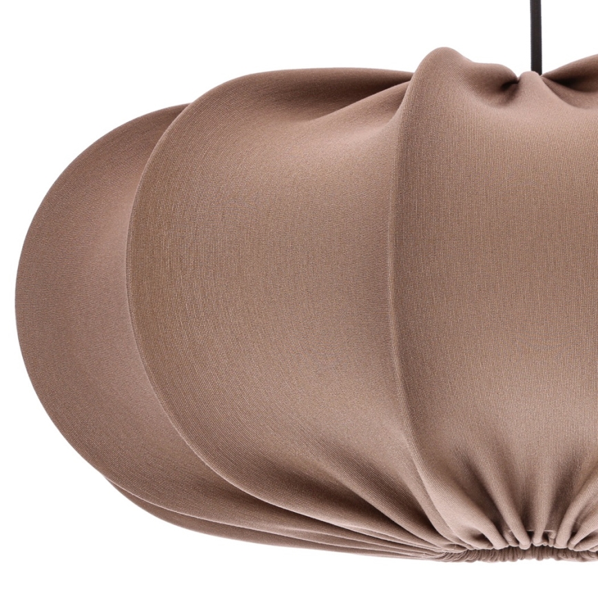 Κρεμαστό φωτιστικό με καλώδιο CAFEE 1xE27/40W/230V διάμ. 52 cm καφέ