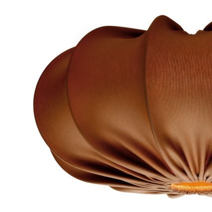 Κρεμαστό φωτιστικό με καλώδιο CAFEE 1xE27/40W/230V διάμ. 52 cm καφέ