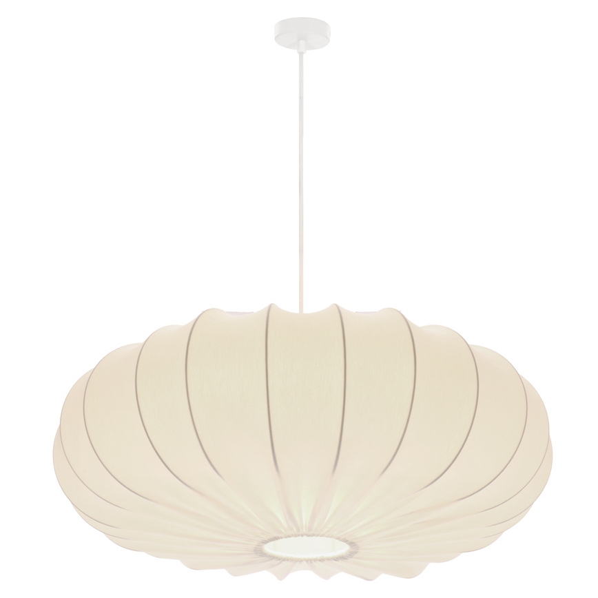 Κρεμαστό φωτιστικό με καλώδιο CAFEE 1xE27/40W/230V, διάμ. 66 εκ., λευκό