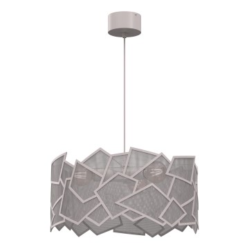 Κρεμαστό φωτιστικό με καλώδιο CAMO 3xE27/15W/230V μπεζ