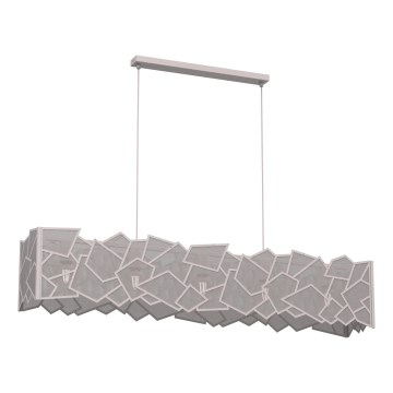 Κρεμαστό φωτιστικό με καλώδιο CAMO 5xE27/15W/230V μπεζ