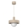 Κρεμαστό φωτιστικό με καλώδιο CANAN 1xE27/15W/230V, διάμ. 29 cm, μπεζ