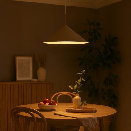 Κρεμαστό φωτιστικό με καλώδιο CAPITAL 1xGX53/15W/230V, Ø 60 cm, μπεζ