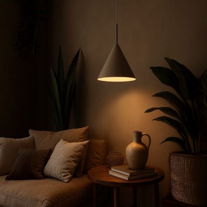 Κρεμαστό φωτιστικό με καλώδιο CAPITAL 1xGX53/15W/230V διάμ. 32 εκ. μπεζ