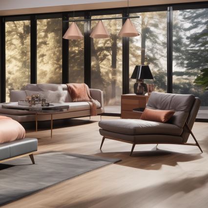 Κρεμαστό φωτιστικό με καλώδιο CAPITAL 3xGX53/15W/230V ροζ χρυσό