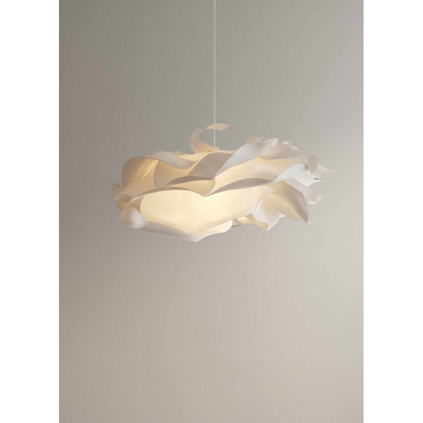 Κρεμαστό φωτιστικό με καλώδιο CLOUDY 1xE27/40W/230V λευκό