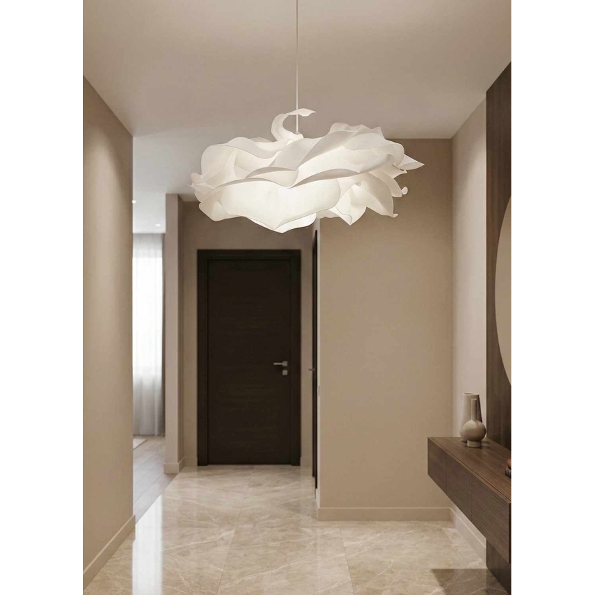 Κρεμαστό φωτιστικό με καλώδιο CLOUDY 1xE27/40W/230V λευκό
