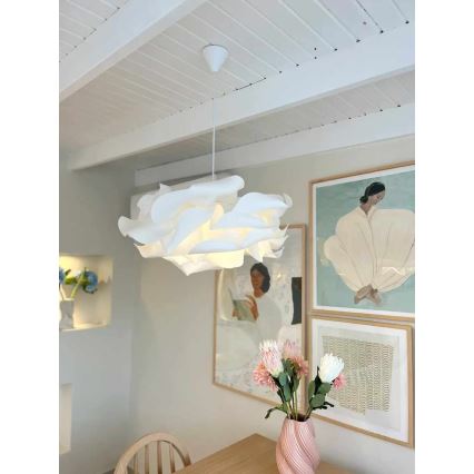 Κρεμαστό φωτιστικό με καλώδιο CLOUDY 1xE27/40W/230V λευκό