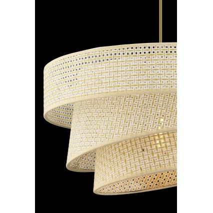 Κρεμαστό φωτιστικό με καλώδιο COUPER 1xE27/60W/230V κρεμ