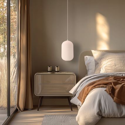 Κρεμαστό φωτιστικό με καλώδιο CRESTO 1xE27/40W/230V λευκό