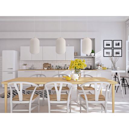 Κρεμαστό φωτιστικό με καλώδιο CRESTO 1xE27/40W/230V λευκό