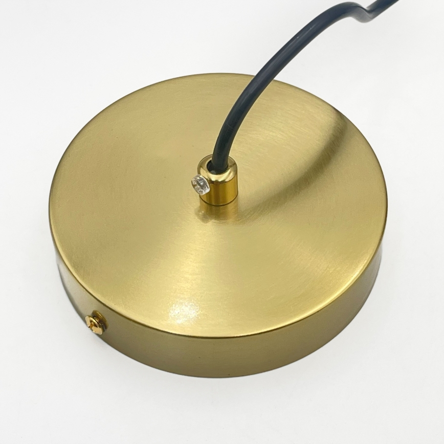 Κρεμαστό φωτιστικό με καλώδιο CRISTAL, 1xE14/15W/230V, ορείχαλκος/καπνιστό μαύρο